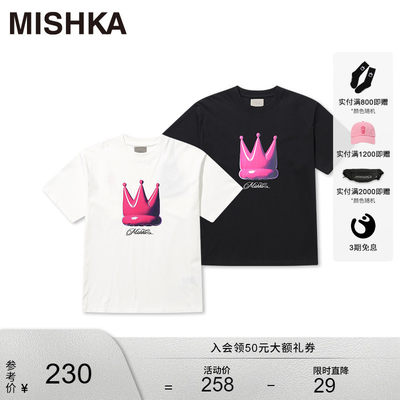 mishka短袖常规皇冠图案