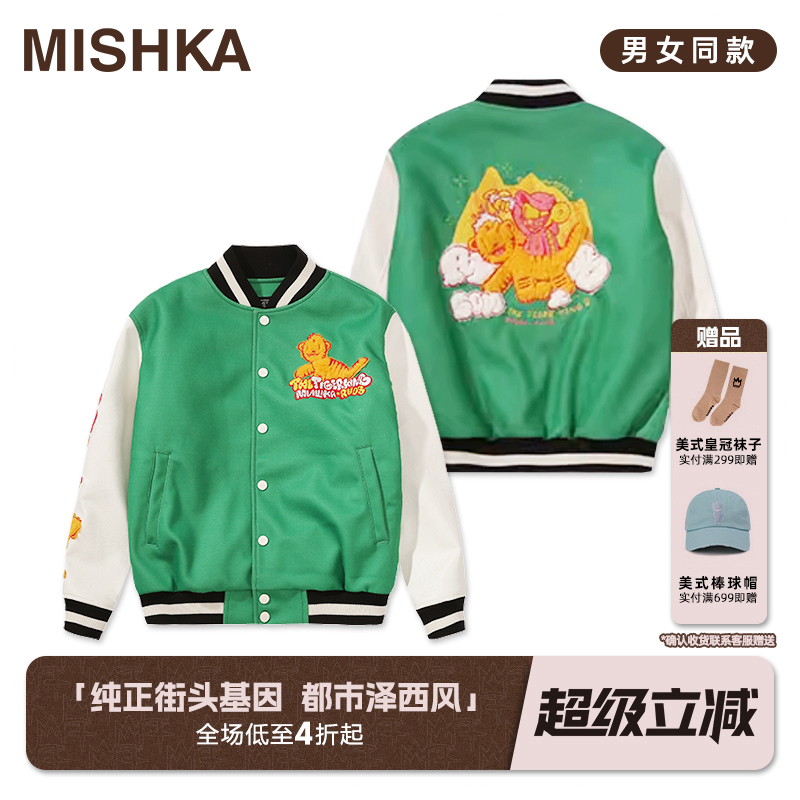 MishkaxRuob联名刺绣棒球服