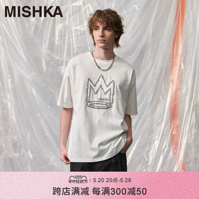 T恤打底衫MISHKA美式复古