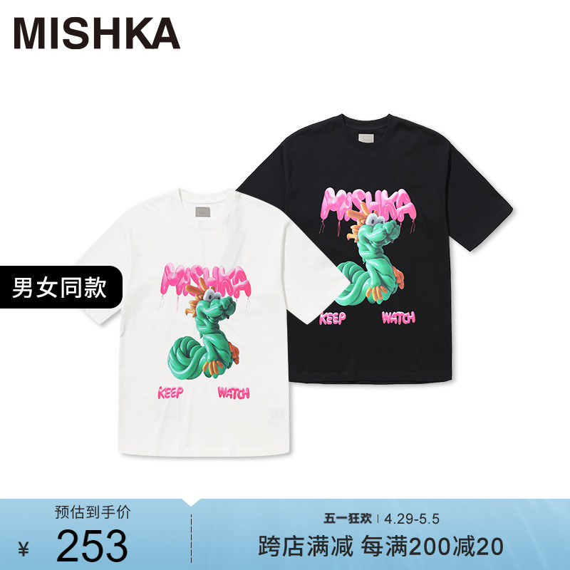 MISHKA短袖休闲龙年元素