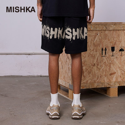 Mishka大眼球短裤时尚潮流