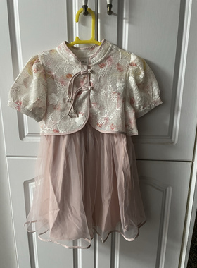 女童连衣裙夏季2024新款夏装儿童公主裙新中式古风连衣裙100元2件