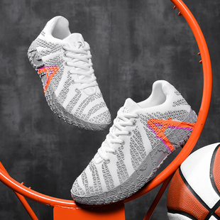 莫兰特3代篮球鞋男款耐磨实战比赛球鞋小学生摩擦会响运动鞋冬季