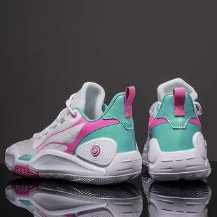 闪击9篮球鞋男款耐磨实战比赛球鞋女初中生大童摩擦有声音运动鞋