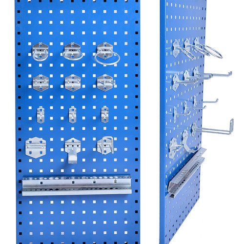 洞洞板展示架五金工具架方孔汽车美容工具挂板挂钩收纳墙上置物架