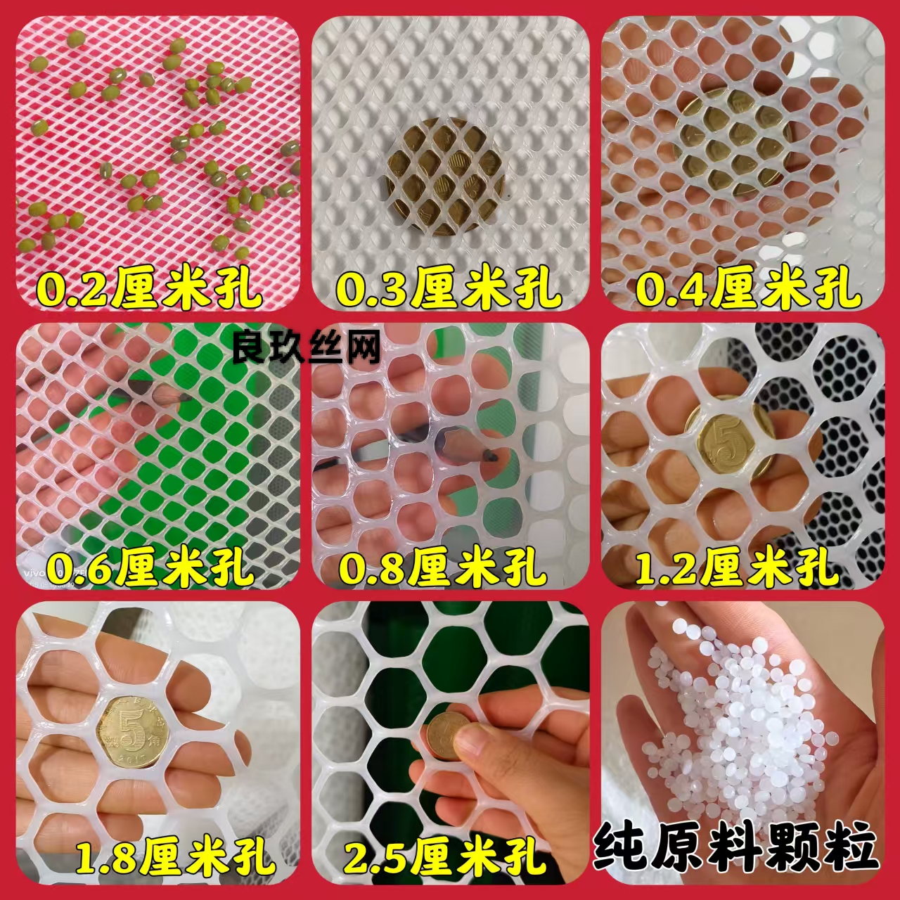 塑料网格阳台防护网安全网防掉网鸡鸭漏粪网养殖网防逃网网格网