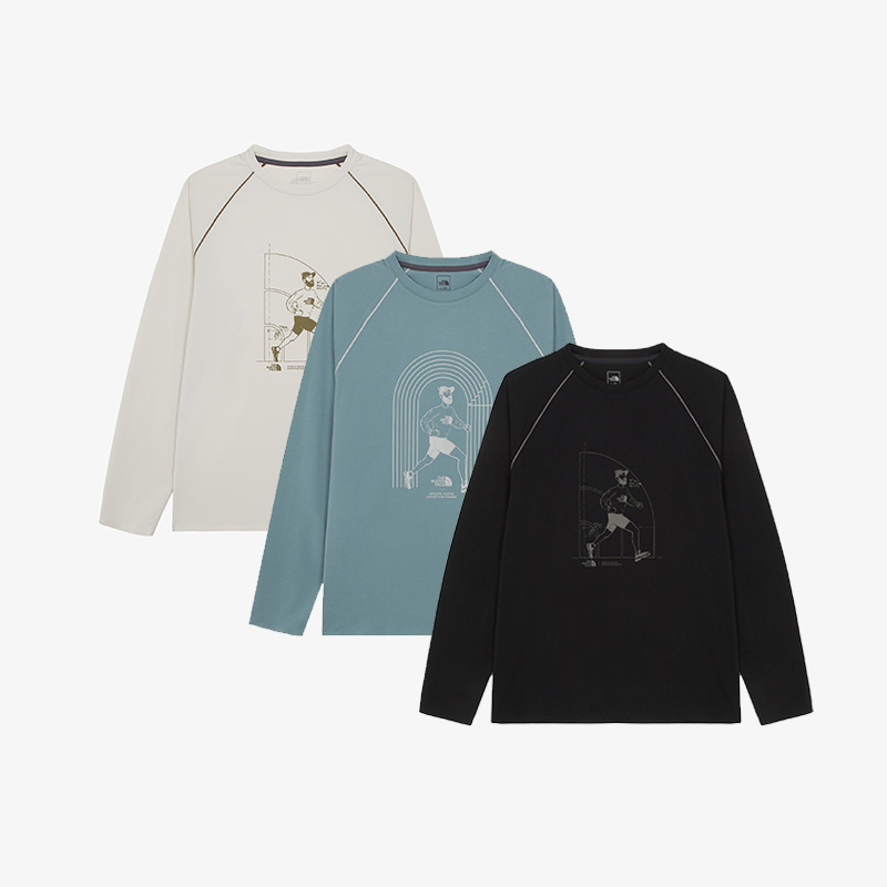 北面25款男女户外运动抗菌T恤