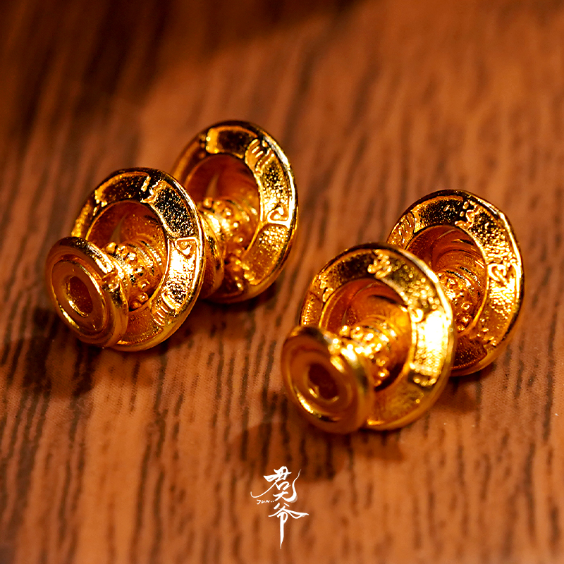 文玩配饰配件复古小众简约设计款六字万能轴