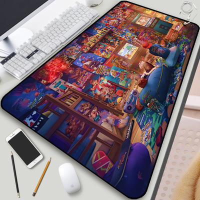 街头霸王6春丽隆动漫游戏鼠标垫