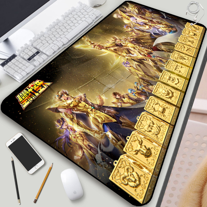十二黄金圣斗士鼠标垫星矢青铜五小强雅典娜艾俄罗斯沙迦米罗桌垫