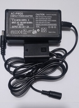 适用索尼相机A5100,A5100L,A5100Y,A6000,A6000L外接供电线电源线