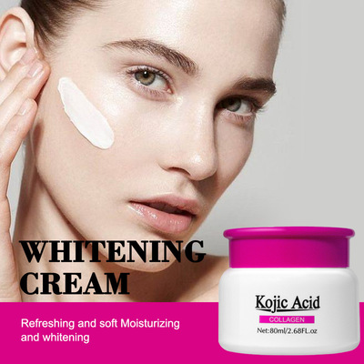 跨境骨胶原曲酸面霜补水润肤提亮外贸护肤品Kojic Acid Cream