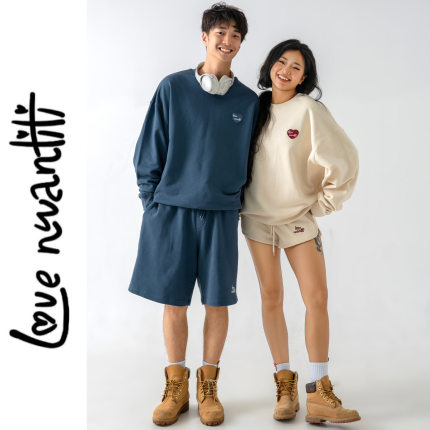 LOVE NWANTITI 【夏季清库存！半价】情侣休闲卫衣运动百搭舒适