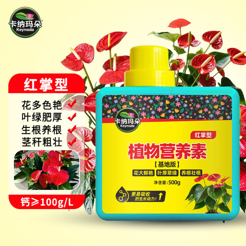 红掌型专用促花补钙营养素液