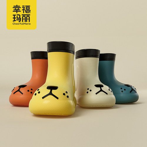 可爱小狗儿童儿童雨鞋防滑雨靴