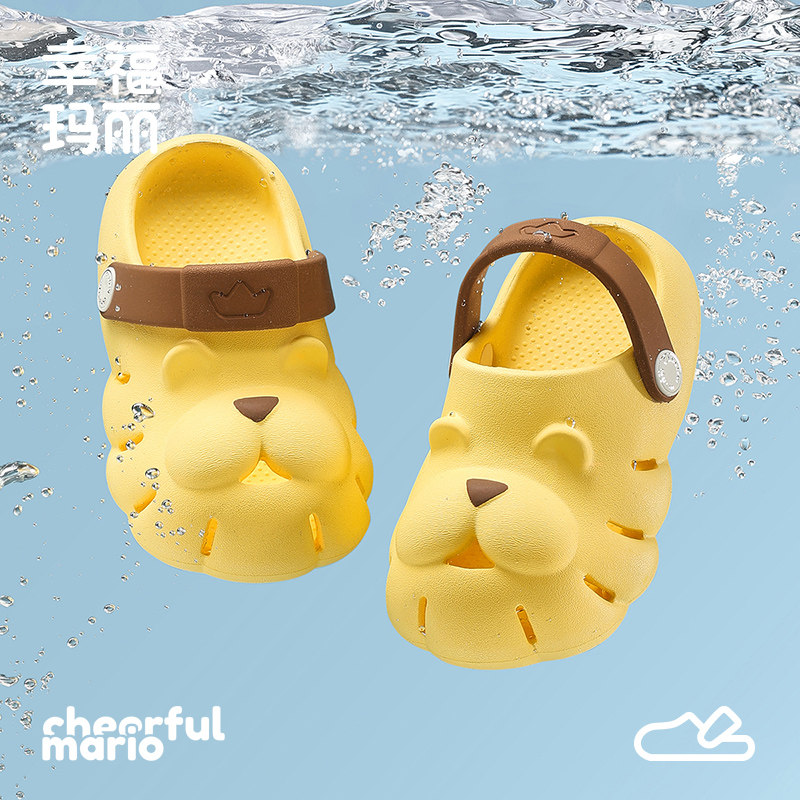 宝宝拖鞋男童女童夏季2026新款室内婴幼儿小孩包头洗澡儿童洞洞鞋
