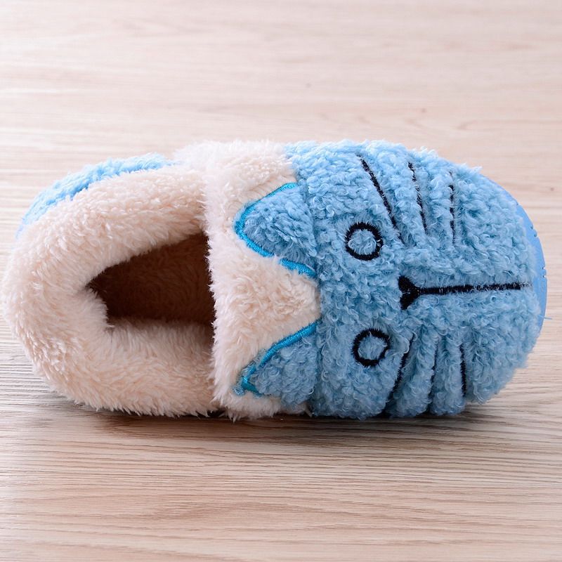 Pantoufles enfants en suède CHEERFUL MARIO pour hiver - semelle tendon - Ref 987294 Image 3