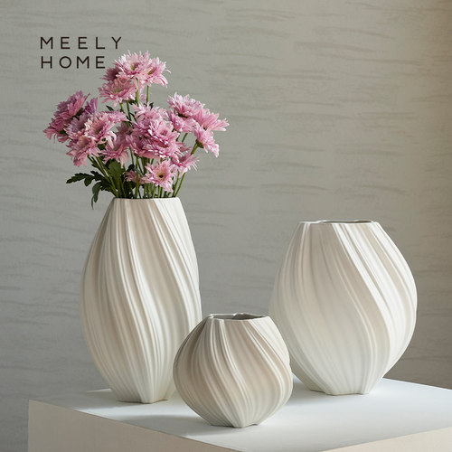 meelyhome陶瓷插花水培花瓶