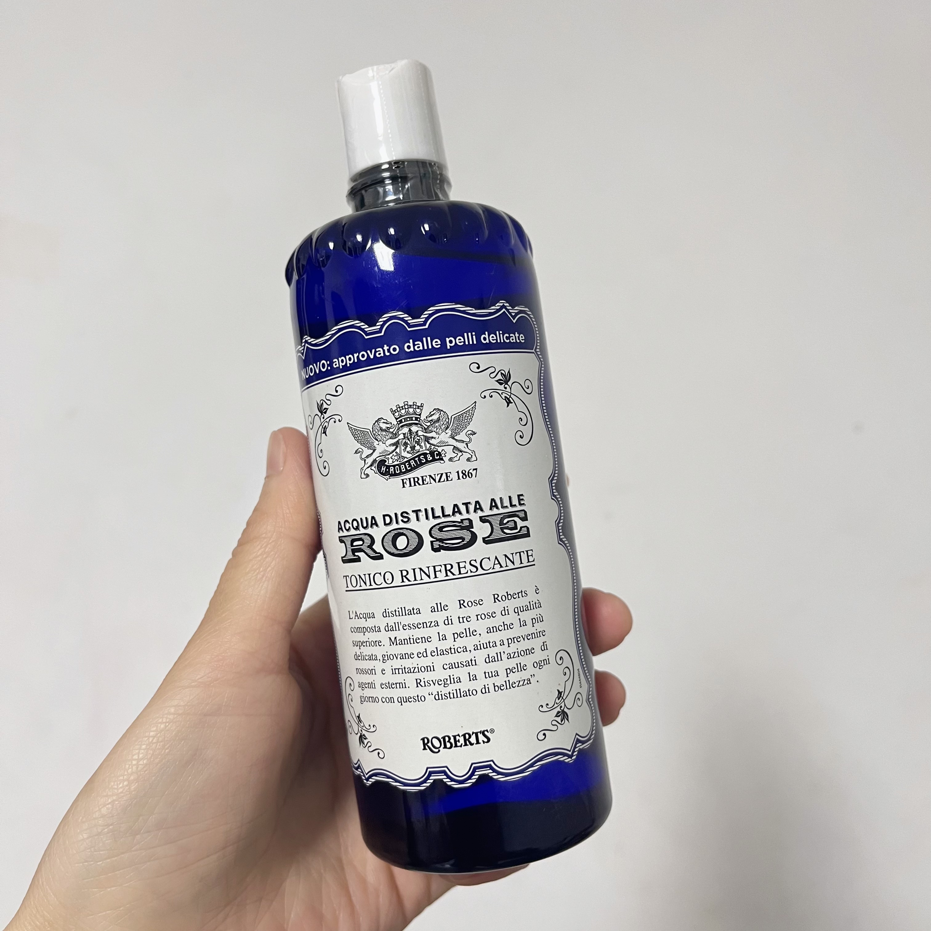 百年历史，意大利艾可玫玫瑰水300ml