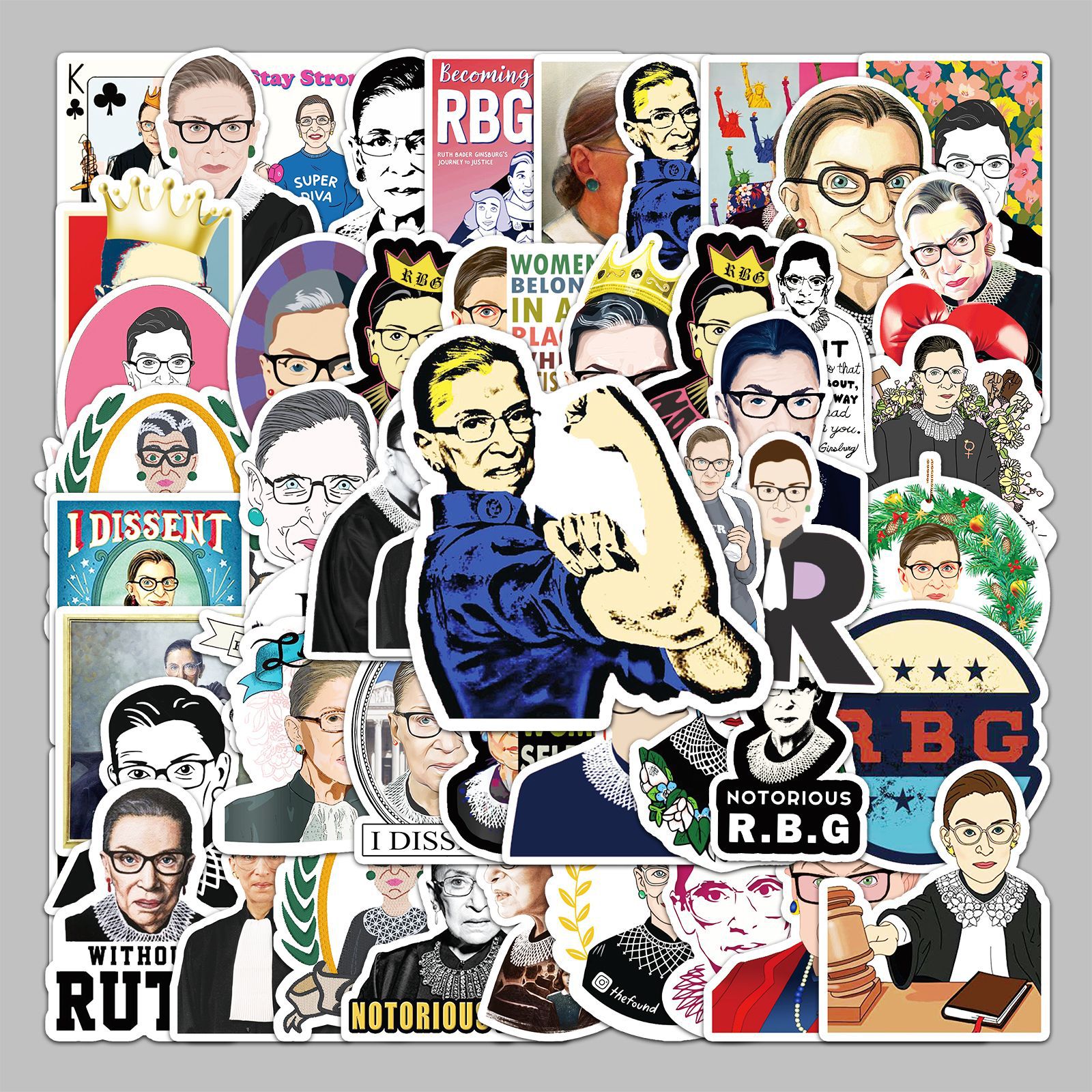 51张美剧女大法官金斯伯格贴纸