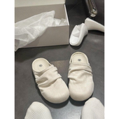 女2026年春季 外穿休闲包头拖鞋 新款 一脚蹬懒人鞋 包头半拖鞋 勃肯鞋