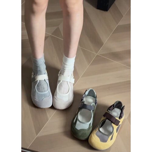 复古芭蕾德训玛丽珍凉鞋女透气