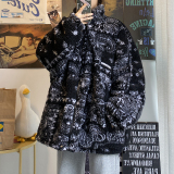A432-1-HY06P120控158冬季腰果花棉衣羊羔毛棉袄男女情侣，男装棉衣，星座518-1（原A432-1）