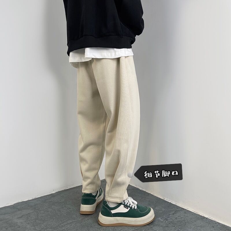 A432-1-R11P50控68秋冬加厚纯色哈伦裤休闲裤男,男装休闲裤,星座518-1（原A432-1）