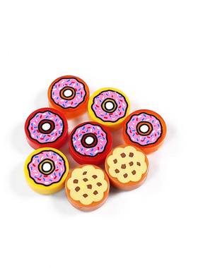 小颗粒积木 甜甜圈 饼干 甜点食物面包 21612配件 城市道具厨房