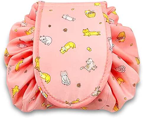 magic cosmetic pouch bag  drawstring makeup pouch bag   lazy