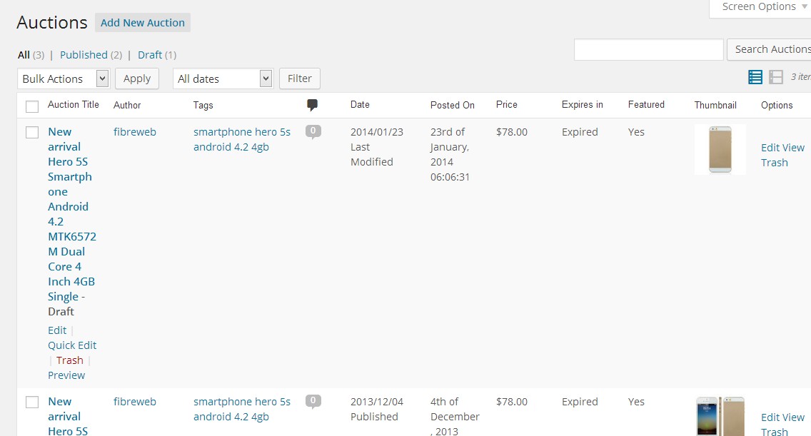 wordpress在线商城模板适合英文B2C贸易平台会员拍卖一口价功能