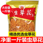 虫草花500g煲汤材料北金蛹精选干货新鲜无硫非特级孢子头 包邮