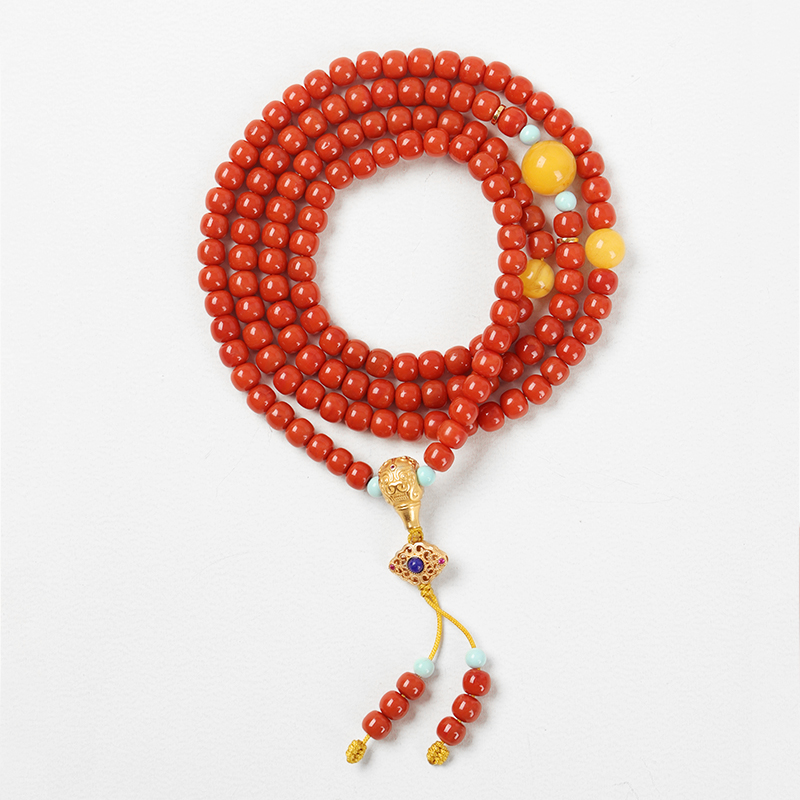 九福晶典 南红玛瑙项链