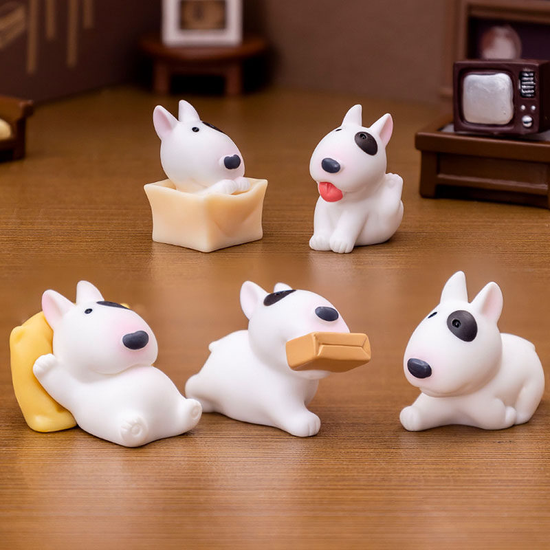 微景观树脂小狗摆件可爱小动物田园造景创意手工桌面多肉花盆装饰,家居饰品,装饰摆件,淘宝优惠券,粉丝福利购,淘宝优惠卷