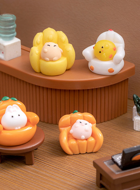 微景观桌面可爱沙发动物树脂摆件