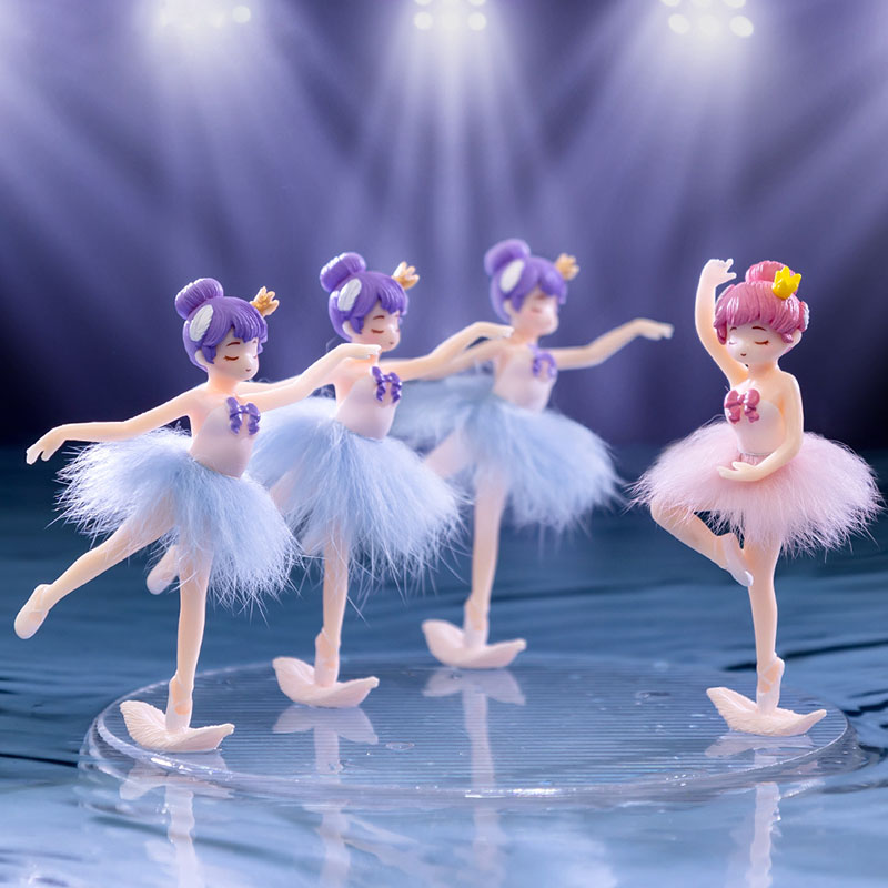 PVC摆件卡通手工diy小人小女孩