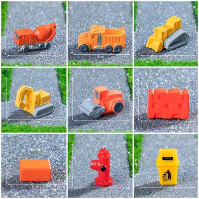 造景汽车花盆小动物摆件树脂可爱