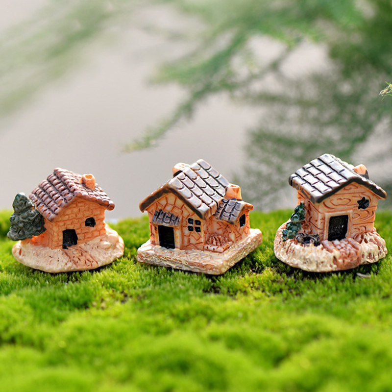 微景观建筑创意可爱小房子摆件迷你小屋桌面装饰品树脂乡村农舍,家居饰品,装饰摆件,淘宝优惠券,粉丝福利购,淘宝优惠卷