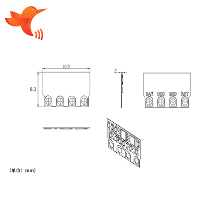 10片蜂鸟无线模块 远-T2L智能家电家居遥控专用视距500米全国包邮