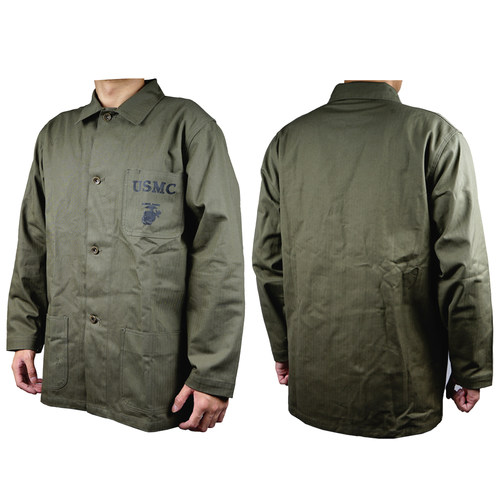 美式 复古HBT USMC上衣外套复刻军事风休闲服复古工装宽松Vintage