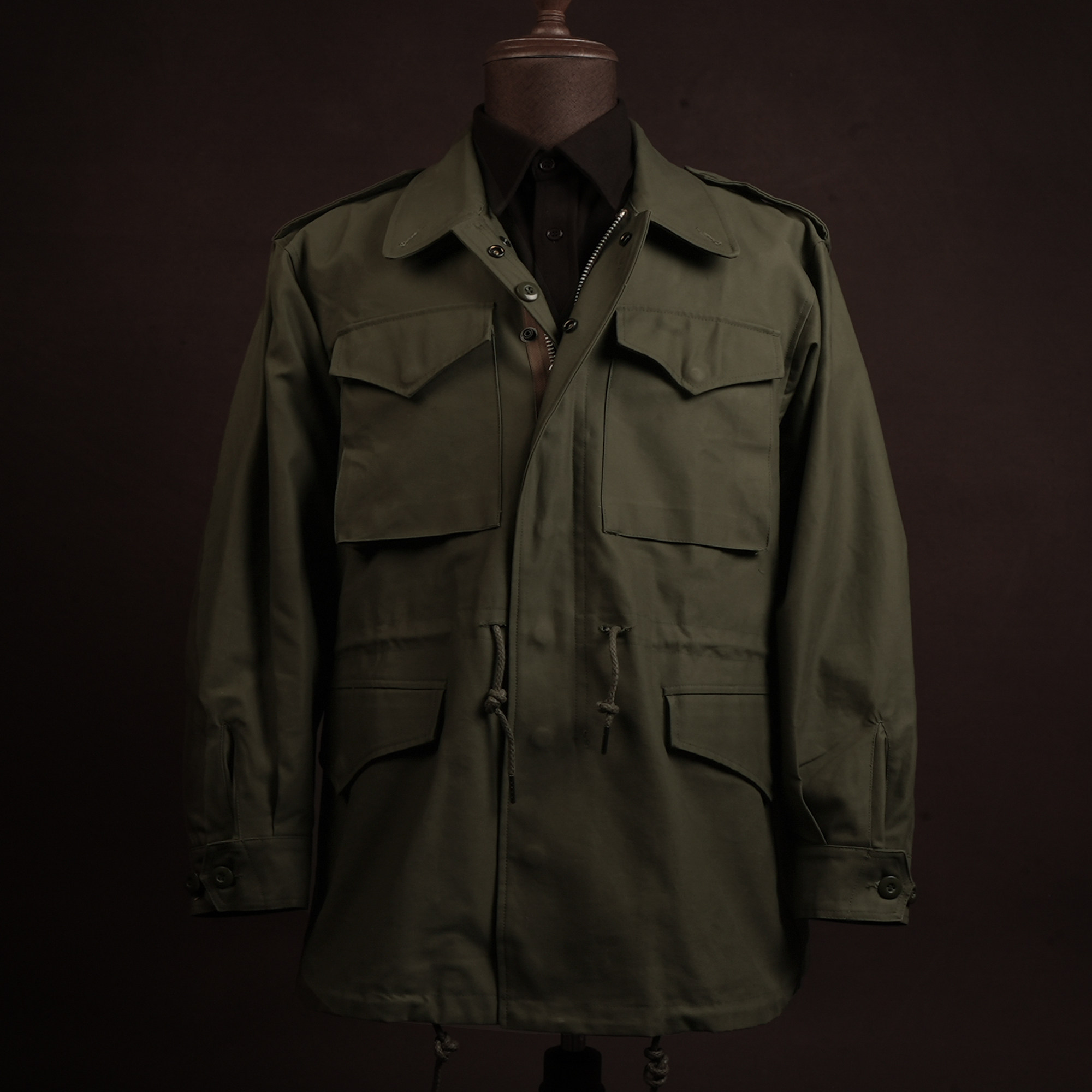 美式 M51夹克外套 Parka 短款 风衣 工装纯棉高密贡缎 复刻