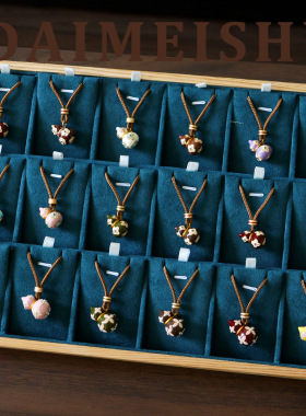 原创复古精致彩色滴油珐琅四叶草葫芦毛衣链轻奢感百搭长项链