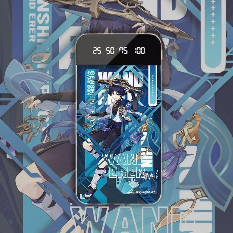 散兵原神充电宝2万毫安自带线快充流浪者周边动漫diy【3C认证】图片