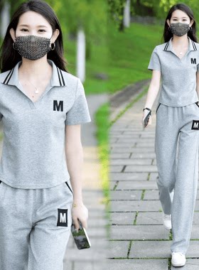 休闲时尚2026夏季新款洋气阔腿裤