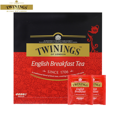 川宁Twinings英式早餐红茶100片