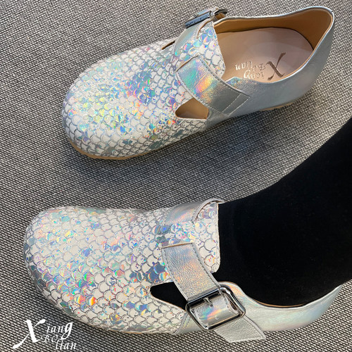 XIANGBOLIAN英伦风厚底深口单鞋