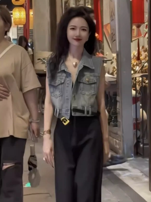 坎肩小个子叠穿背心马夹夏装
