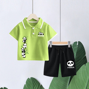 男童夏装套装2024新款儿童装夏季小童痞帅气宝宝夏款洋气男孩衣服
