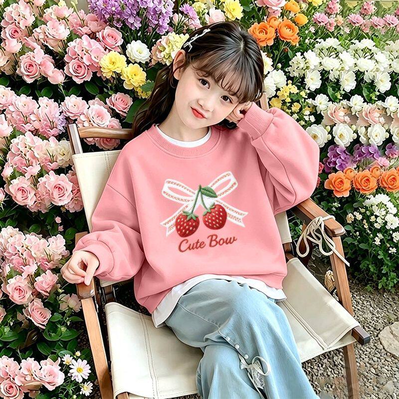 女童秋季新款甜美字母卫衣
