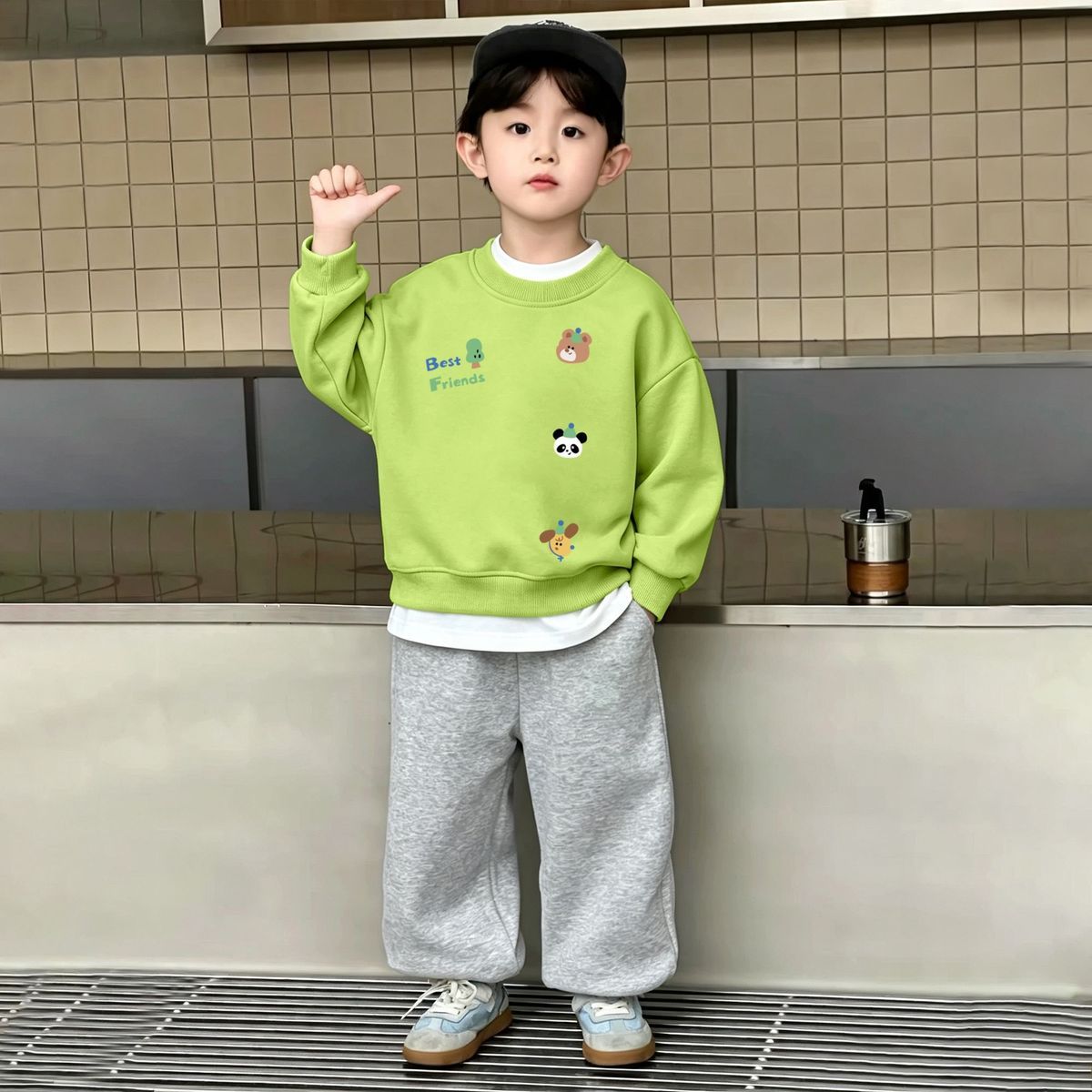 2026新款男童秋季运动休闲套装